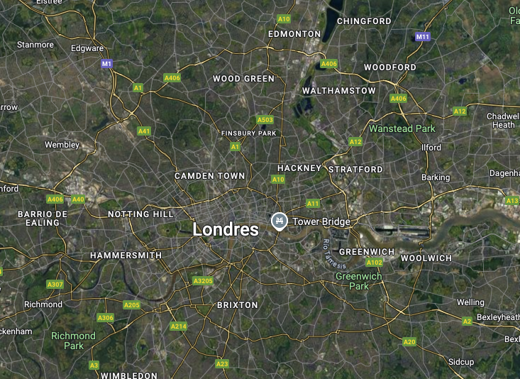 Mapa de Londres